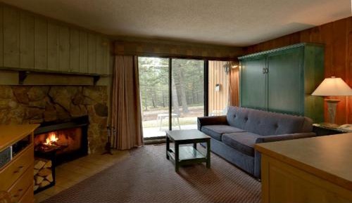 One-Bedroom Condo with Fireplace