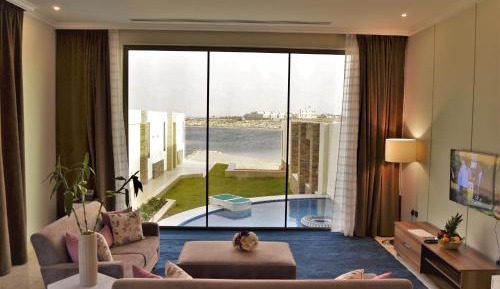 Two-Bedroom Chalet with Private Beach