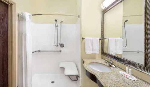 Queen Room with Roll-In Shower - Mobility/Hearing Accessible - Non-Smoking