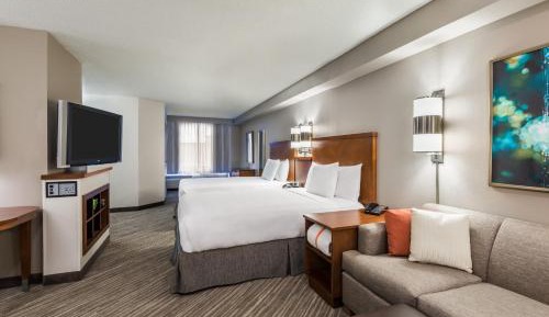 Double Room with Two Double Beds and Accessible Tub - Disability Access