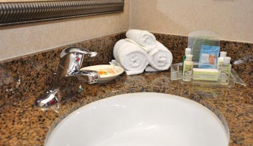 King Room - Hearing Accessible - Roll-in Shower