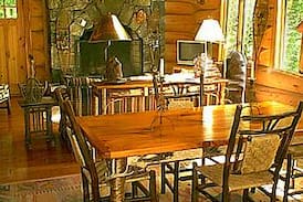 Saranac Lake House | Gorgeous Log Home on Moody Pond in Saranac Lake NY