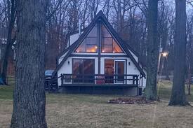 Fremont Cabin | A-Frame Cottage on Lake Minifenokee