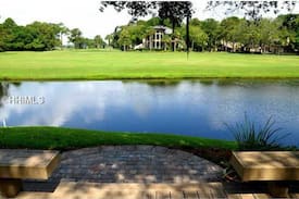 Sea Pines Villa | 190 Twin Oaks-WOW! View of the famous Harbour Town Golf Links/FULLY RENOVATED