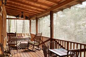 Wiley Cabin | Quintessential Cabin Nestled Above a Rushing Creek