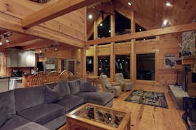 Lake Lure Cabin | Resort Dirty Dancing Cabin Overlooks Waterfalls