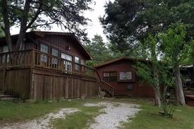 Lost Bridge Village Cabin | Uncle Fuzzys-2 Lakefront Cabins-Swim Dock-Wildlife