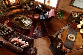 Wiley Cabin | Quintessential Cabin Nestled Above a Rushing Creek