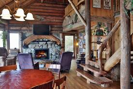 Langley House | Log Castle - on the beach