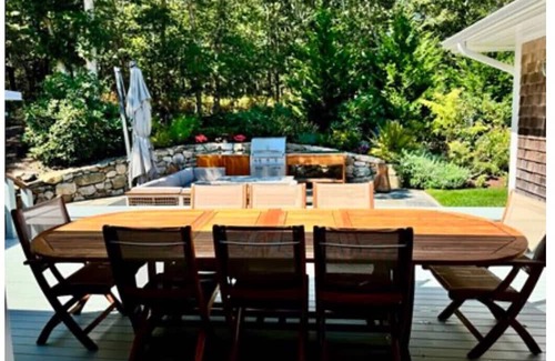 Oak Bluffs House | Charming 4 Bedroom Heated Pool Outdoor Dining w/Sound System in Oak Bluffs