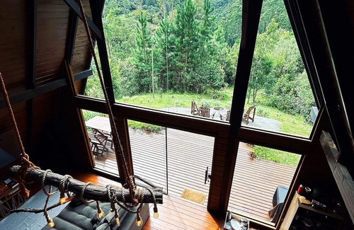 Anitapolis Cabin | Vila nas Montanhas com Hidro e Café - Anitapolis