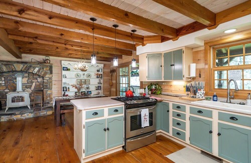 Brevard Cabin | Cozy & Secluded Cabin w/Private Waterfalls, Streams, & Wi-Fi! Pets OK!