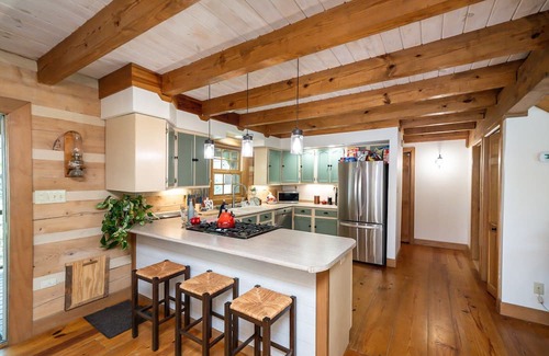 Brevard Cabin | Cozy & Secluded Cabin w/Private Waterfalls, Streams, & Wi-Fi! Pets OK!