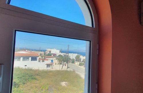 Souvala Apartment | Apartment 'Anthippi's Sea View' with Sea View, Wi-Fi and Air Conditioning