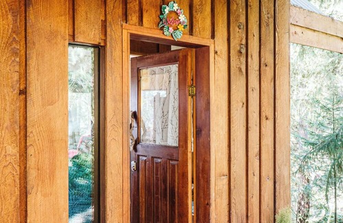 Galiano Cabin | Beautiful cabin with an outdoor deck, stunning water view & cliffside jacuzzi.