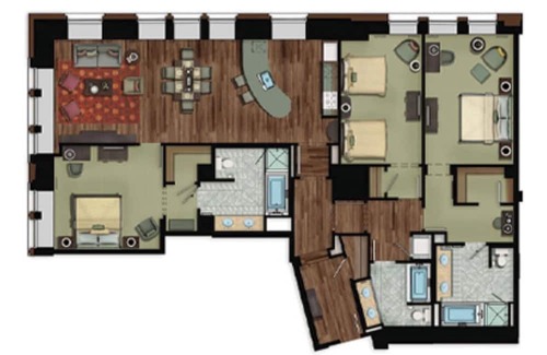 Downtown San Francisco Condo | The Ritz-Carlton Club®, San Francisco 3 Bedroom