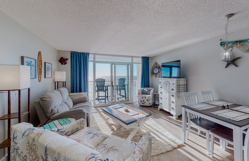 Crescent Beach Condo | Oceanfront at Baywatch Resort-Newly Remodeled-Luxury 1b/1b-Sleep5-Pools