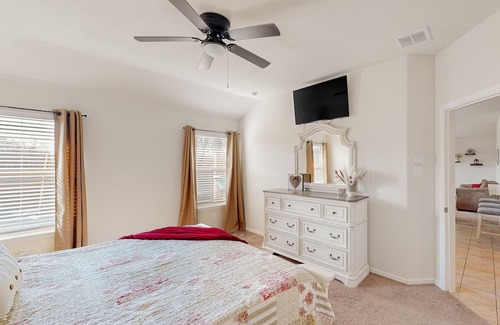 Crowley House | Delightful dog-friendly retreat with pool, firepit, & peaceful yard