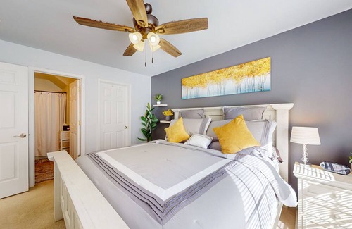 Carolina Forest House | Charming & sunlit retreat with pool, patio, courts, & gym - near golf & beaches, dog-friendly