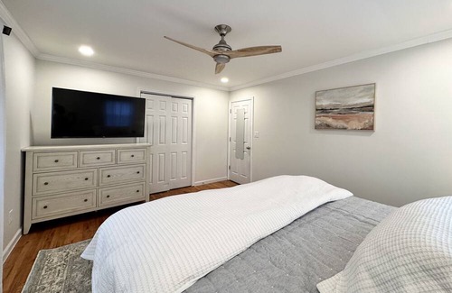 Geyser Crest House | Home away from Home in Saratoga! Private fenced in back yard and Dog Friendly!