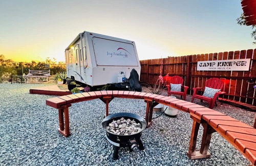 Pinon Hills House | Glamping Experience - Private Hot Tub