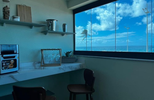Armacao Apartment | Art Studio - Armação Beach - Oceanfront Studio with Gourmet Balcony - 45m² Unit 108