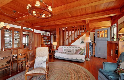 West Boothbay Harbor Cottage | Quiet Oceanfront Cottage with Dock