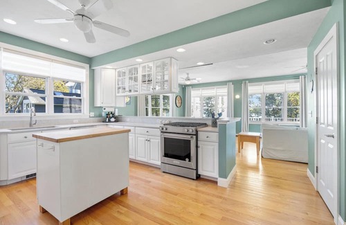 Onset House | BRAND NEW LISTING! Spacious 5BD Beachfront Retreat-Central A/C, Outdoor Shower, Right on Onset Beach