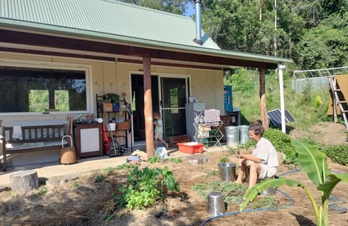 Koreelah Cabin | Offgrid Tiny Home in a Food Forest Garden