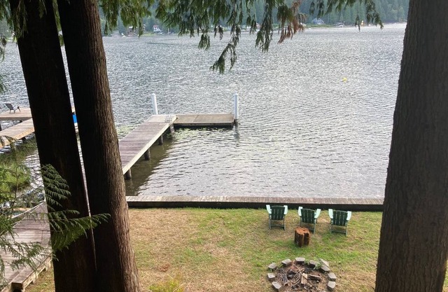 Charming Waterfront Mid Century Waterfront Cabin w/ Hot Tub + Breathtaking Views