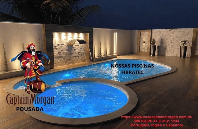 Pousada Capitão Morgan Pontal do Sul with Swimming Pool. Near Isla Honey Moon