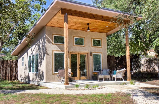 Serene studio nestled in nature