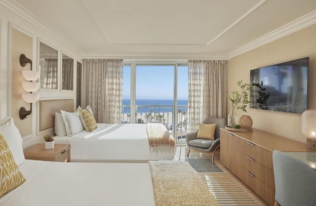 4 Ocean View 2 Queen Rooms at Viceroy Santa Monica, Onsite Pool!