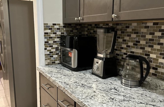 An apartment in quiet peaceful neighborhood with easy access to everything.