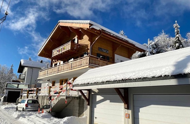 Homerez - Appartement 1 km away from the slopes for 2 ppl. with balcony at Gryon