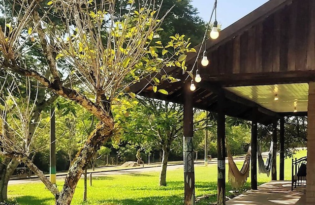 Charmoso Chalé do Riacho localizado na área rural de Novo Hamburgo.