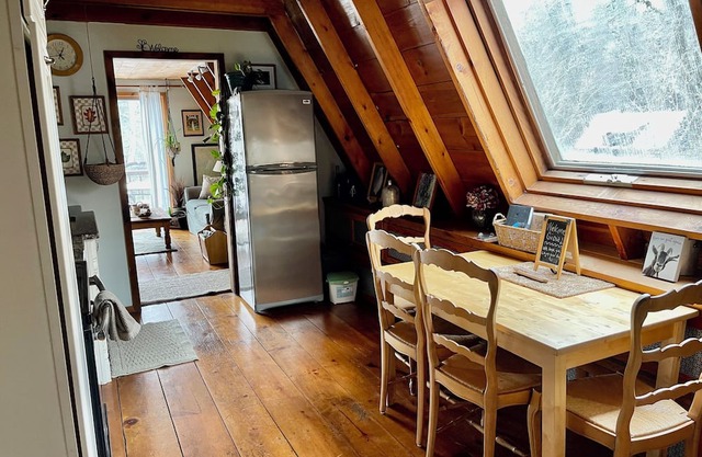 Cozy chalet at Goat Sanctuary with water views