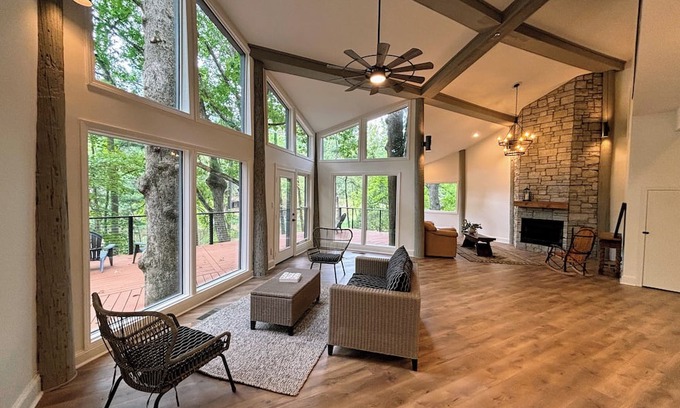 East Central Shelby House | Gorgeous 5-bedroom lakefront retreat you won't want to leave!