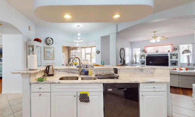 Port Charlotte House | Dog friendly house with private pool, lanai, and internet