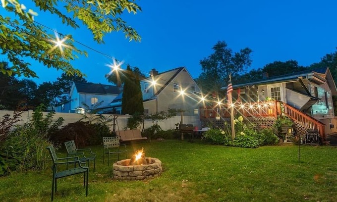 Cove - East Side - Shippan House | NEW LISTING! Whimsical Staycation | Fire Pit | Full House by RedAwning