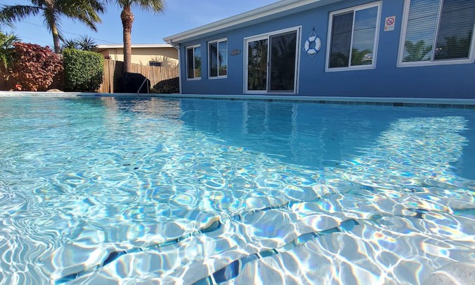 Seacoast Shores House | Beach Dream Home w/Large Heated Pool!