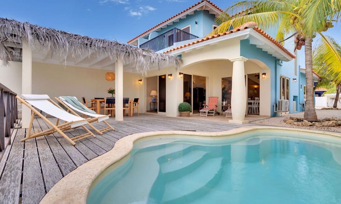 Tera Kora Villa | NEW Listing Watervilla 9 with private pool , 5 minutes away from Te Amo Beach.