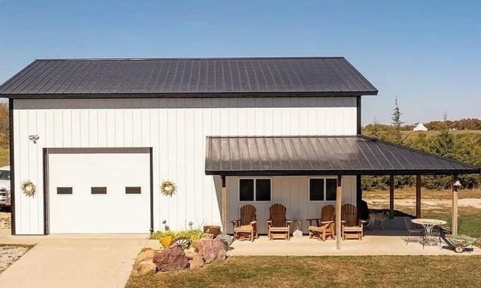 Decatur County Cabin | Charming lodge retreat with lake views.