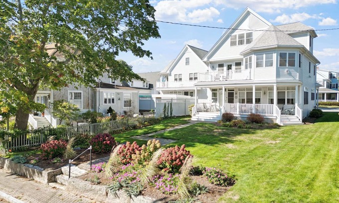 Onset House | BRAND NEW LISTING! Spacious 5BD Beachfront Retreat-Central A/C, Outdoor Shower, Right on Onset Beach