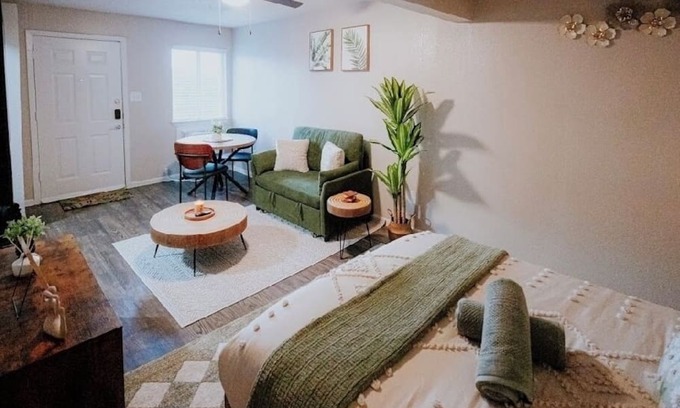 Riverside Apartment | Modern Studio Retreat Near DT Austin!