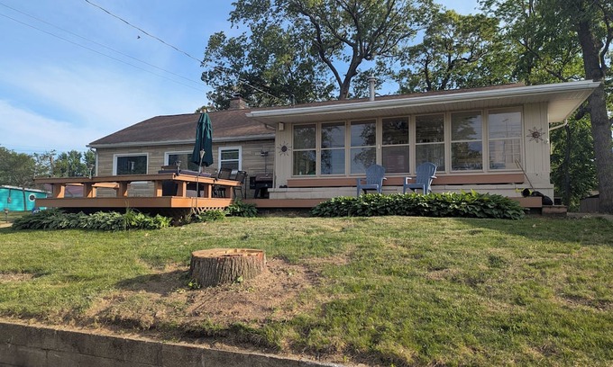 Bass Lake House | Cozy LakeView Cottage with a Touch of Modern Flair!